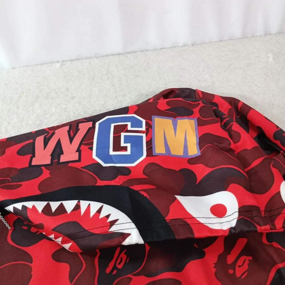 Camo red shark